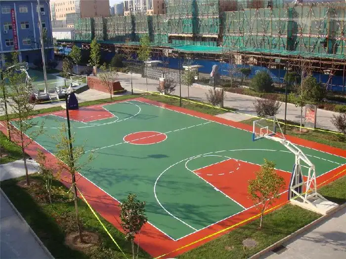 石家庄拍嘉建筑公司  硅pu球场